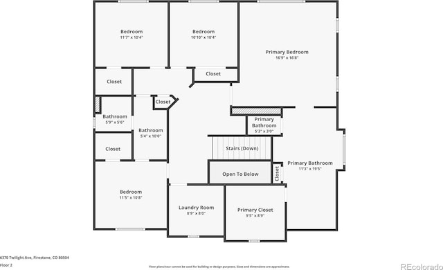 6370 Twilight Ave, Firestone, CO 80504 - floor plan / room layout
