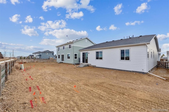 view of back of property