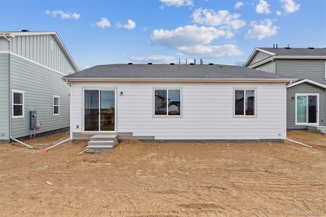 view of rear view of house