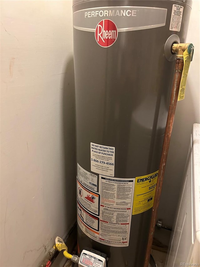 utilities featuring water heater