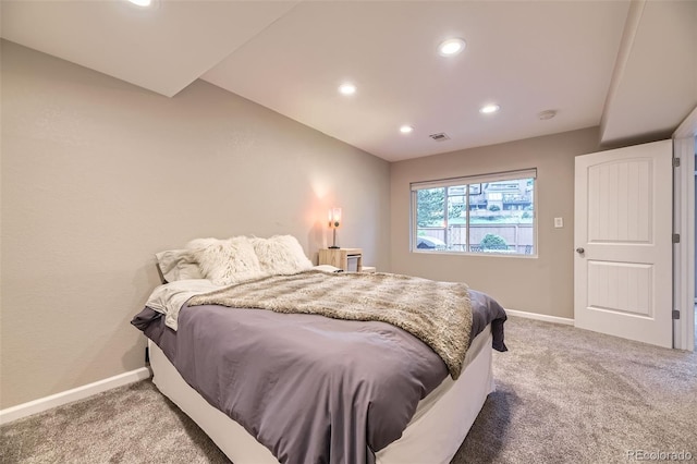 12668 W 1st Pl Unit 81, Denver, CO 80228 - carpeted bedroom featuring recessed lighting and baseboards
