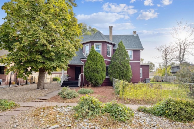 view of victorian house