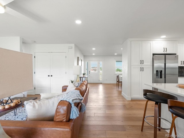 15229 Navajo St, Broomfield, CO 80023 - living room with recessed lighting and light wood-style floors