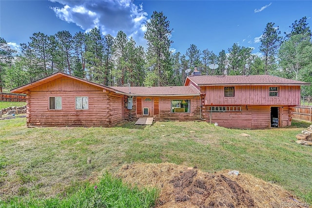 200 Rd P37, Bailey, CO 80421 - back of house with a chimney