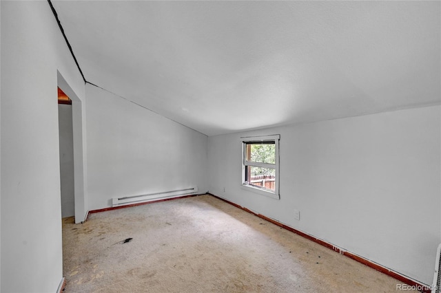 200 Rd P37, Bailey, CO 80421 - carpeted spare room with a baseboard heating unit and baseboards