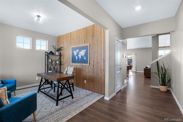 10228 Wrangell Cir, Colorado Springs, CO 80924 - office featuring wood finished floors and baseboards