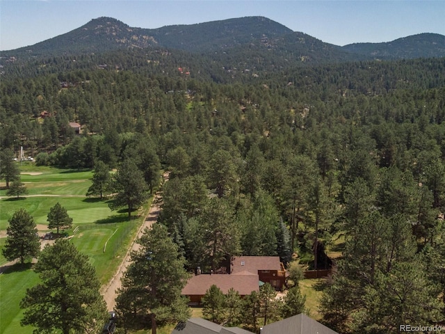 29090 Golf Way, Evergreen, CO 80439 - aerial view of a mountainous background