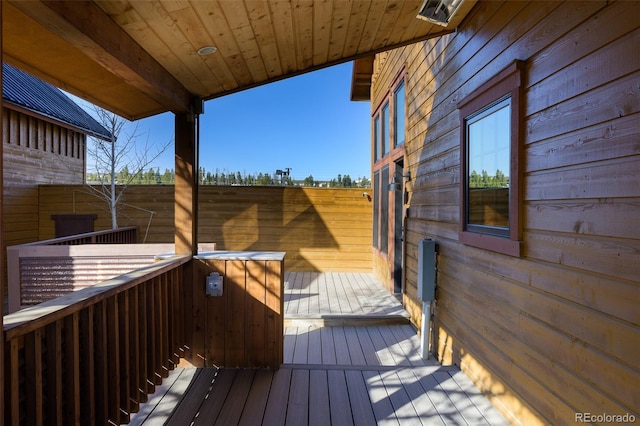 127 Silver Sage Rd, Granby, CO 80446 - view of wooden terrace