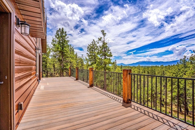 4513 County Road 323, Westcliffe, CO 81252 - view of wooden deck