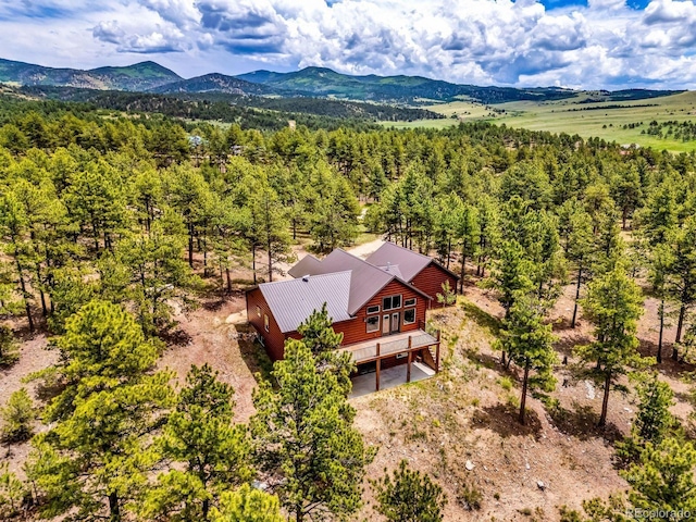 4513 County Road 323, Westcliffe, CO 81252 - view of subject property with mountains and a forest