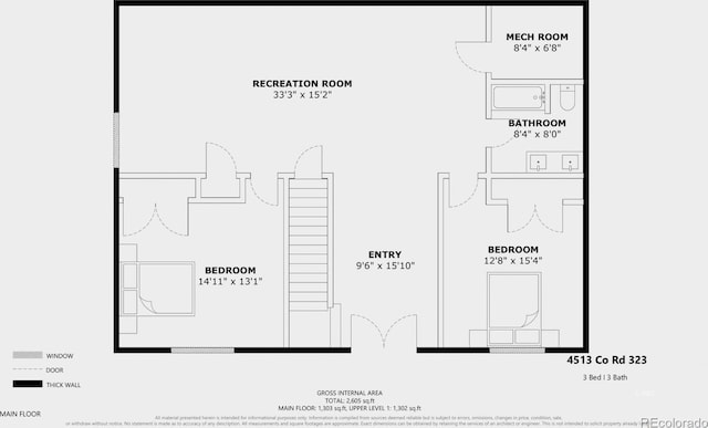 4513 County Road 323, Westcliffe, CO 81252 - view of home floor plan