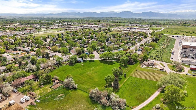 904 Clover Cir, Lafayette, CO 80026 - bird's eye view of a mountain backdrop