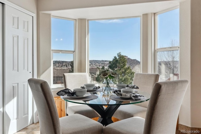 view of dining room