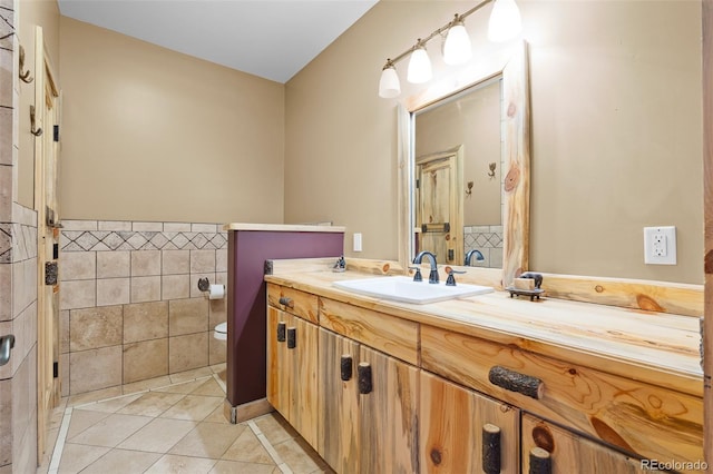 14552 Timber Valley Dr, Weston, CO 81091 - bathroom featuring tile patterned flooring, vanity, and toilet