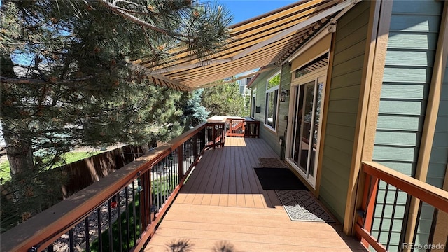 16873 Boreas Ct, Parker, CO 80134 - view of wooden deck