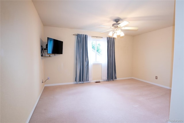 16873 Boreas Ct, Parker, CO 80134 - unfurnished room with a ceiling fan and light carpet