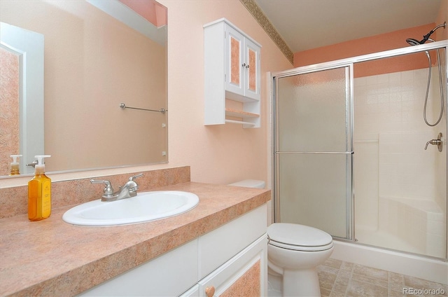 27665 County Road 313 Unit 34, Buena Vista, CO 81211 - full bath featuring a shower stall, toilet, and vanity