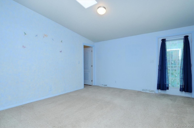 27665 County Road 313 Unit 34, Buena Vista, CO 81211 - unfurnished room with carpet floors and vaulted ceiling