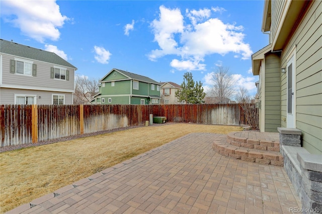 view of patio / terrace featuring a fenced backyard