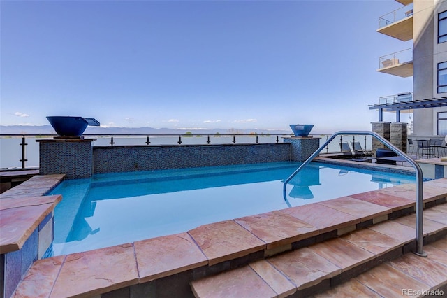 view of pool