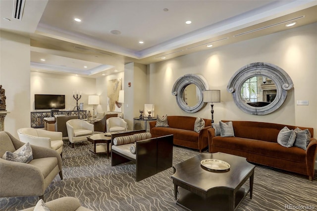community lobby featuring visible vents