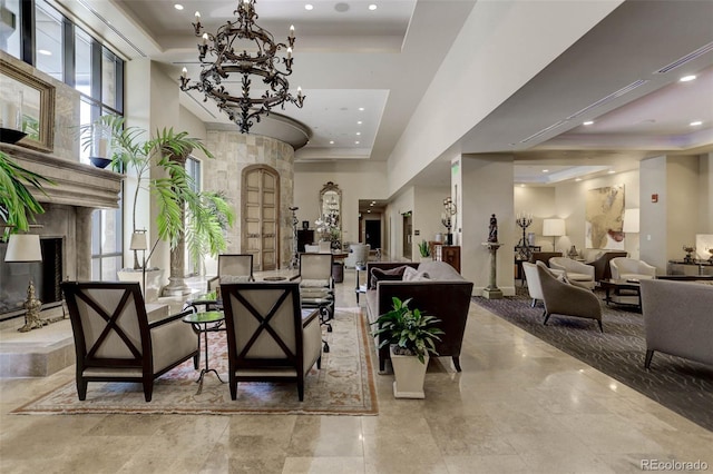 view of community lobby