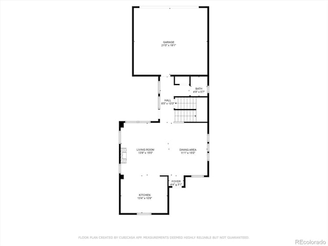 9311 E 5th Ave, Denver, CO 80230 - view of property floor plan