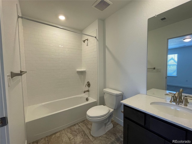 4598 Windmill Dr, Brighton, CO 80601 - bathroom featuring vanity and bathtub / shower combination