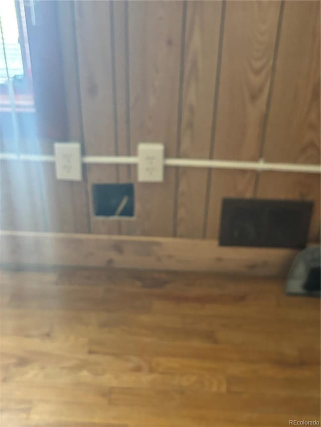 room details with wood finished floors