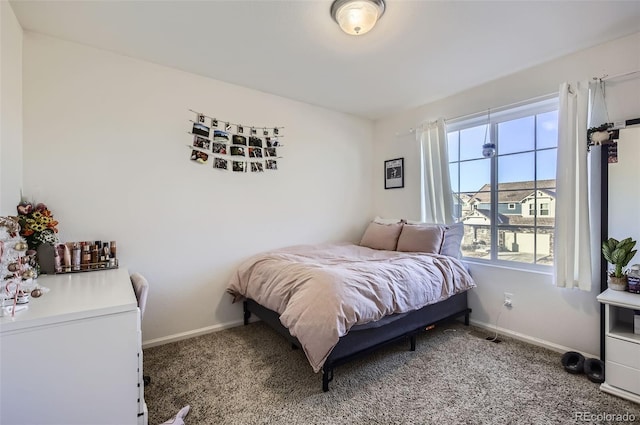 bedroom featuring carpet floors