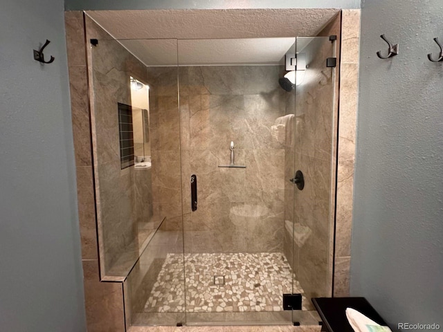 bathroom with walk in shower