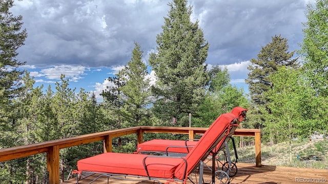 16495 Mt Princeton Rd, Buena Vista, CO 81211 - view of deck