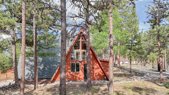 16495 Mt Princeton Rd, Buena Vista, CO 81211 - view of rear view of house