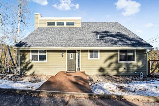 view of front of home