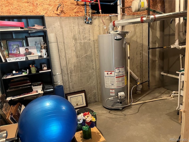 utilities with gas water heater