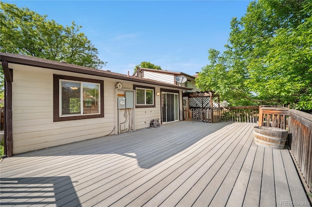 19398 E Eastman Pl, Aurora, CO 80013 - view of wooden deck