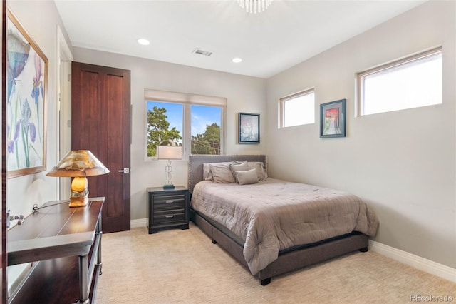 1344 S Saint Paul St, Denver, CO 80210 - bedroom with light carpet and recessed lighting