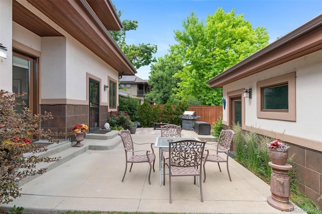 1344 S Saint Paul St, Denver, CO 80210 - view of patio featuring outdoor dining space and area for grilling