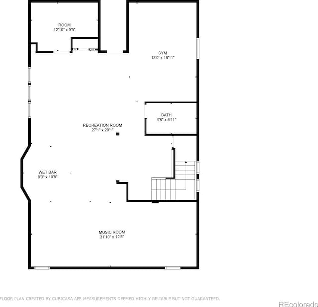 1344 S Saint Paul St, Denver, CO 80210 - view of floor plan / room layout