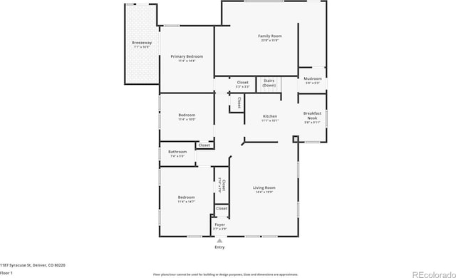 1187 Syracuse St, Denver, CO 80220 - view of room layout