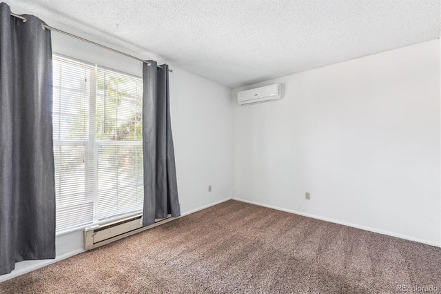 5372 E 108th Pl, Thornton, CO 80233 - carpeted spare room with a wall mounted AC and a textured ceiling