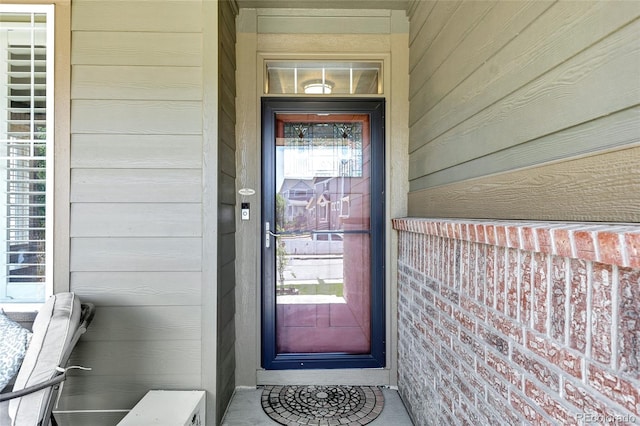 view of entrance to property