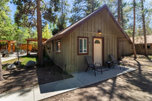 view of outbuilding