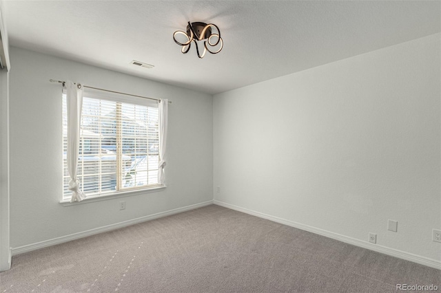 empty room with carpet floors