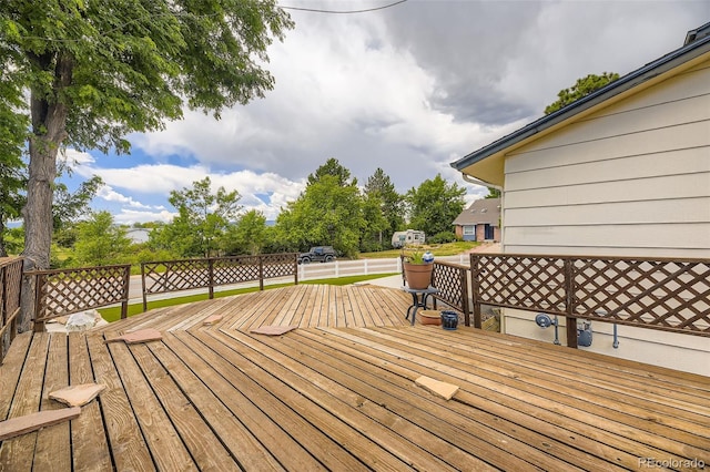 8414 S Otis St, Littleton, CO 80128 - view of wooden terrace
