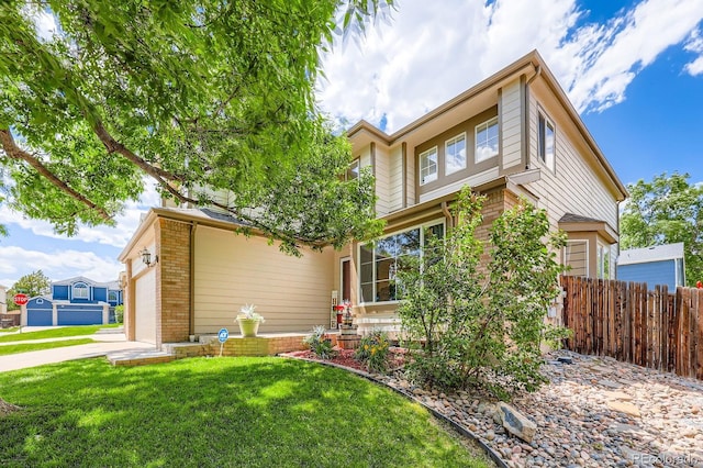 5133 E Essex Ave, Castle Rock, CO 80104 - view of front of home featuring brick siding and an attached garage