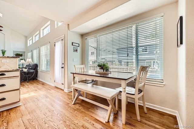 5133 E Essex Ave, Castle Rock, CO 80104 - dining space featuring light wood-type flooring and plenty of natural light