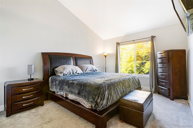 7373 E Iowa Ave Unit 1101, Denver, CO 80231 - bedroom with light carpet and lofted ceiling