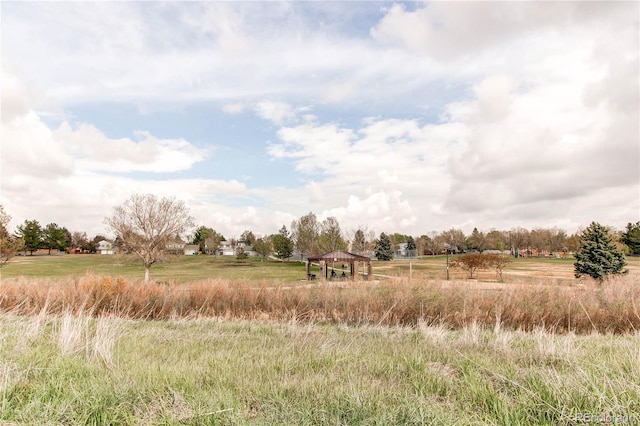 view of undeveloped land with rural landscape