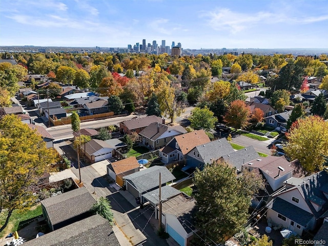 3317 W 37th Ave, Denver, CO 80211 - drone / aerial view featuring a residential view
